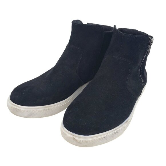 Izod 6.5 Boots Woman Mila Vegan Suede Zip-up Ankle Chukka Sneaker Winter Shoes - Picture 11 of 16